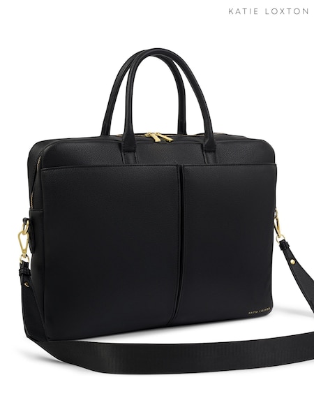 Katie Loxton Black City Laptop Bag (W49288) | R$ 790