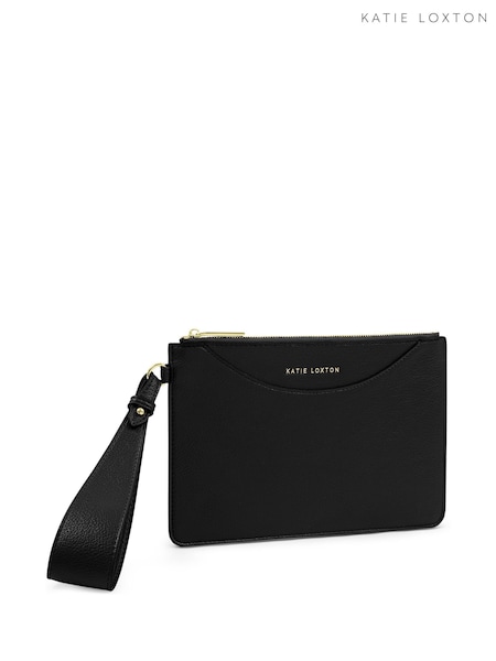 Katie Loxton Black Alba Wristlet Pouch (W49313) | €29