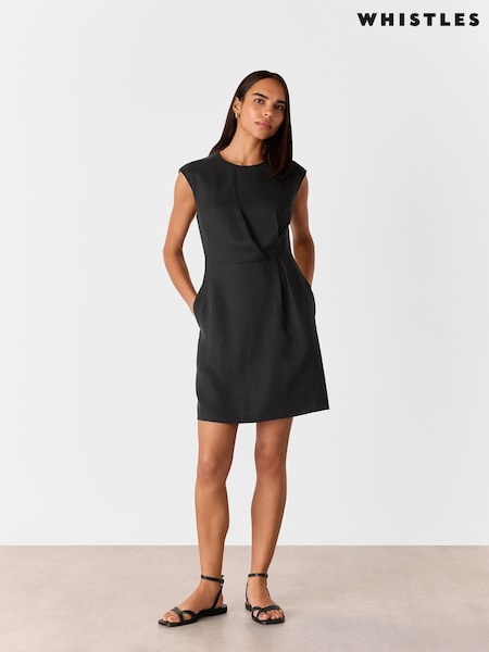 Whistles Twist Detail Mini Dress (W49515) | 1,035 LEI