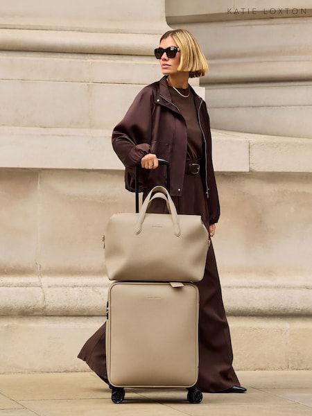 Katie Loxton Natural Oxford Cabin Suitcase (W49553) | €204
