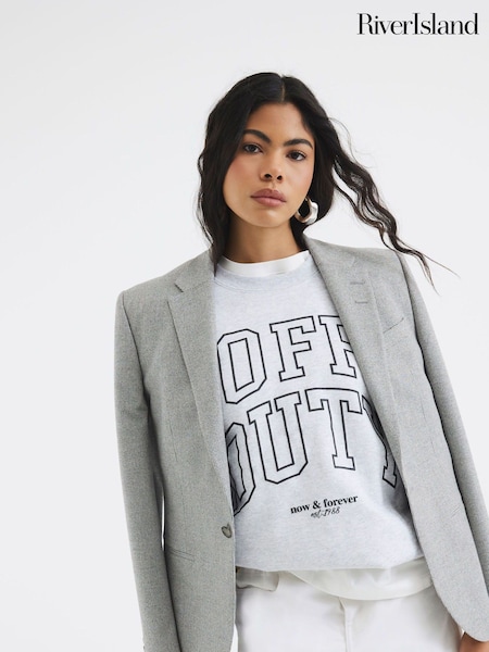 River Island Off Duty Print Sweatshirt (W49565) | ‏210 د.إ.‏