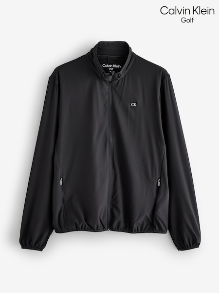 Calvin Klein Golf Motion Full Zip Black Windbreaker (W50853) | €80