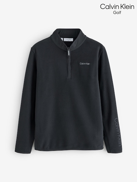 Calvin Klein Golf Thompson Half Zip Black Fleece (W50869) | €100