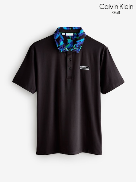 Negro - Calvin Klein Golf Seabury Polo Shirt (W50874) | 78 €