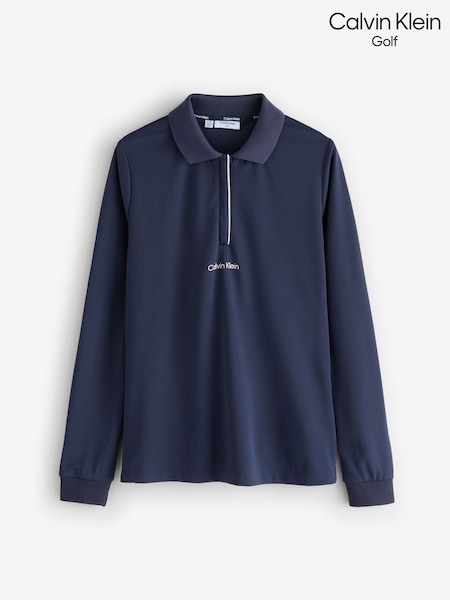 Calvin Klein Golf Mila Long Sleeve Polo Shirt (W50881) | R$ 545