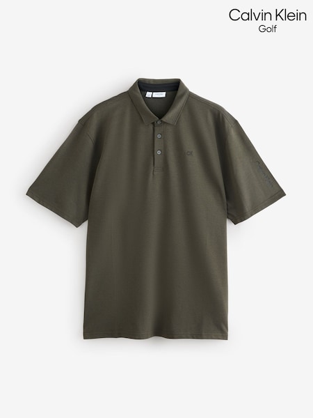 Calvin Klein Golf Uni Black Polo Shirt (W50888) | €50