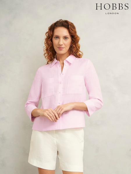 Hobbs Pink Nita Shirt (W50954) | €101