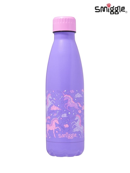 Smiggle Purple Eclipse Wonder Insulated Stainless Steel Drink Bottle 480ml (W51042) | €21