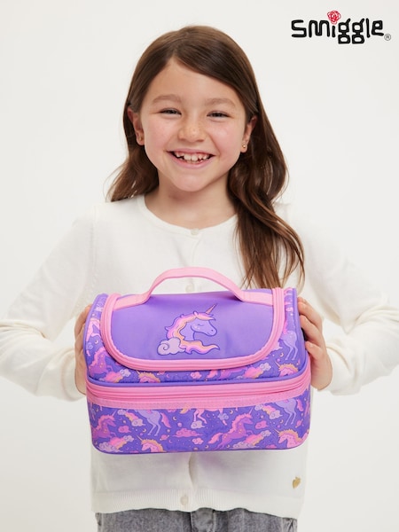 Smiggle Purple Eclipse Double Decker Lunchbox (W51048) | €29