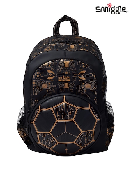 Smiggle Black Livewire Classic Backpack (W51055) | ₪226