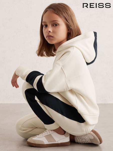 Reiss Ecru Cara Cotton-Blend Joggers and Hoodie Set (W51505) | €95