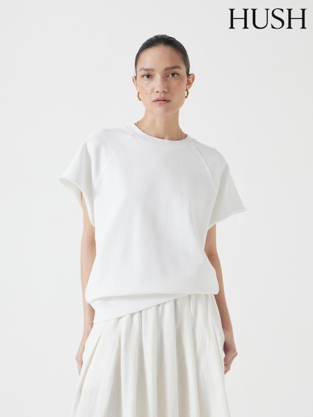 Hush White Leonie Short Sleeve T-Shirt (W51708) | AZN 125