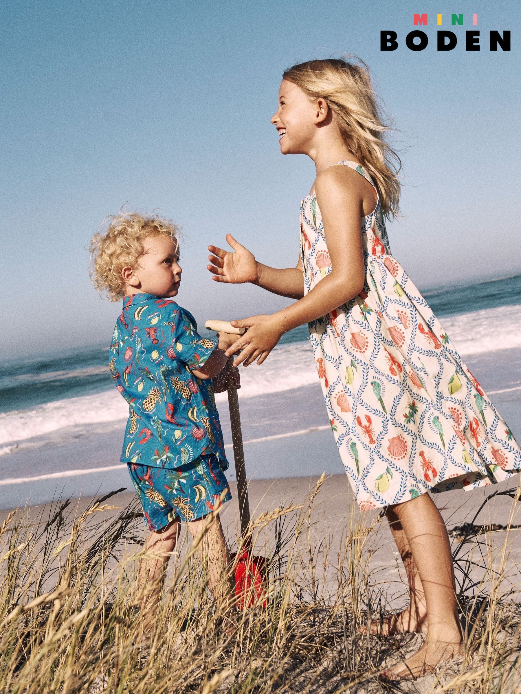 【新品同様】mini boden ミニボーデン　刺繍コート　5-6y 116㎝ Children Clothing | Boden USA