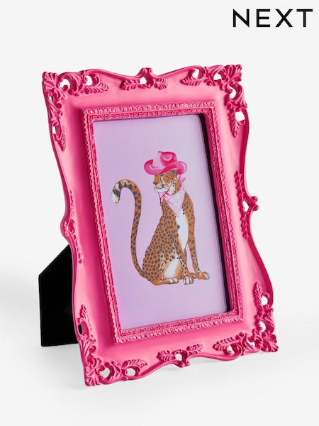 Pink Ornate Decorative Photo Frame (W52237) | AED69
