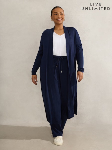 Live Unlimited Blue Curve Lightweight Supersoft Maxi Cardigan (W52438) | 3,545 UAH