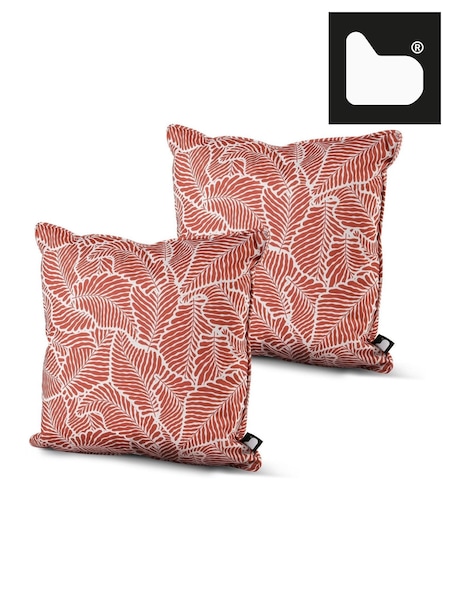 Extreme Lounging 2 Pack Red B Cushions Outdoor Oasis Leaf Marsala (W52467) | €54