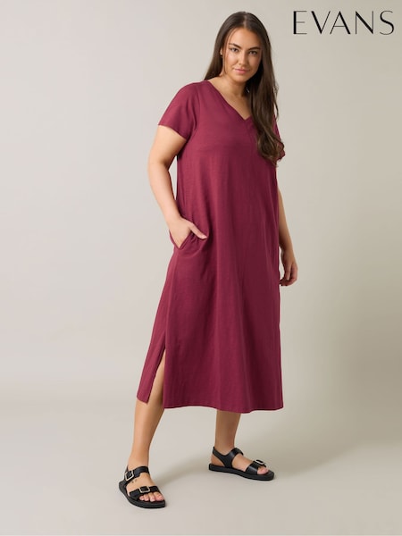 Evans Jersey Slub 100% Cotton Dress (W52609) | R$ 355