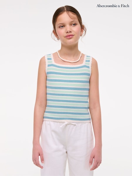 Verde - Abercrombie & Fitch Square Neck Sweater Tank Top (W52650) | 216 LEI