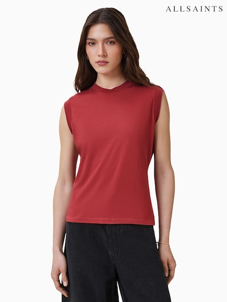 AllSaints Red Imogen Tank Top (W52678) | 1,502 UAH
