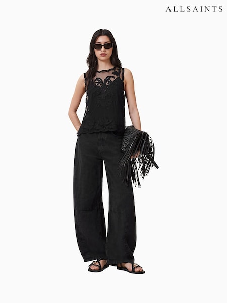 AllSaints Rye Embroidered Top (W52679) | €224