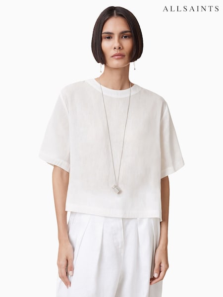 AllSaints White Lottie Top (W52686) | AZN 248