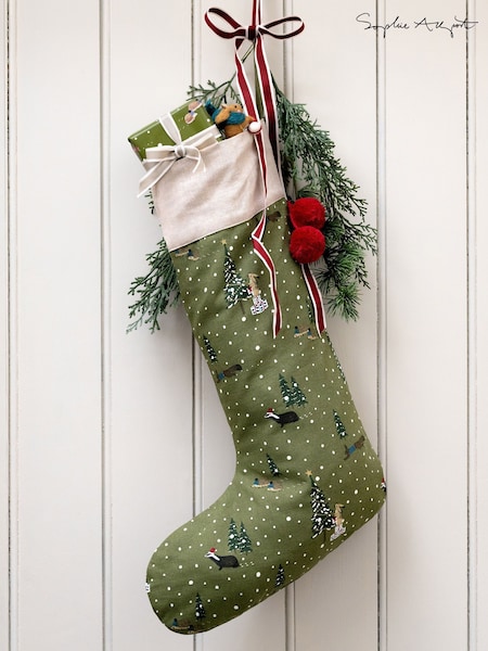 Sophie Allport Forest Green Festive Christmas Stockings (W52827) | € 36