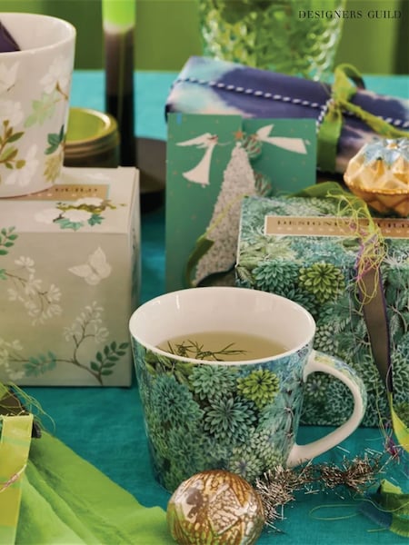 Designers Guild Set of 4 Moss Madhya Mugs (W52941) | R$ 395