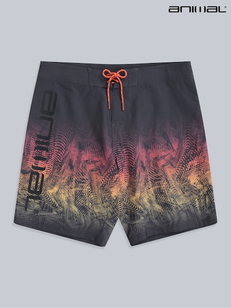 Animal Brett Mens Printed Quick Drying Board Shorts (W53098) | 261 LEI