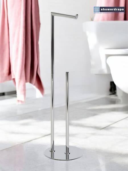 Showerdrape Chrome Belgravia Toilet Roll Holder & Spare Combo (W53116) | €81