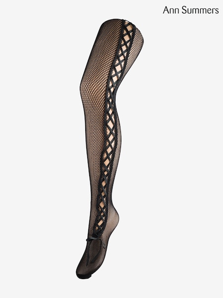 Ann Summers Lace Up Back Fishnet Tights (W53331) | €16