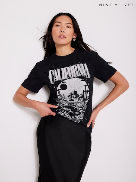 Mint Velvet 100% Cotton California T-Shirt (W53491) | €71