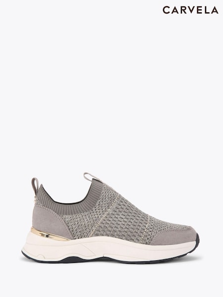 Carvela Grey Swift Knit Runner Trainers (W53510) | 5,948 UAH
