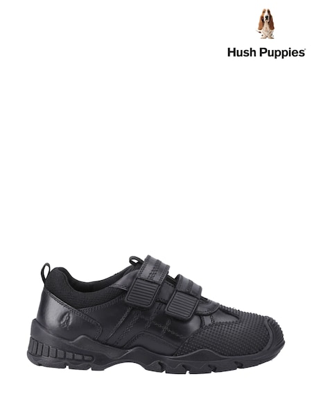 Hush Puppies Senior Tristen Touch Fastening Black Shoes (W53647) | 3,605 UAH