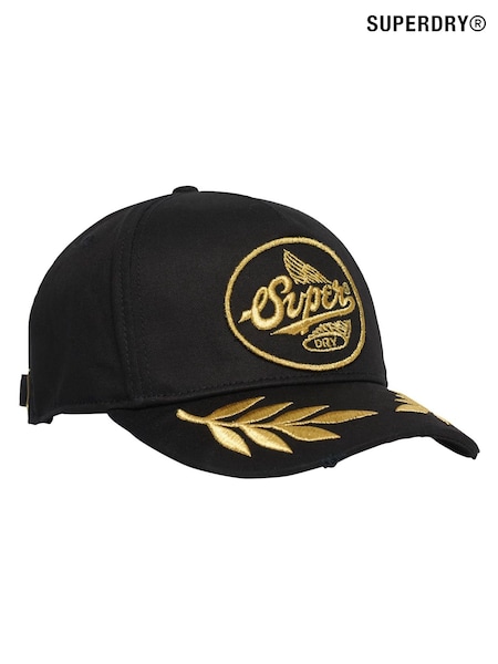 Superdry Black Laurel Trucker 100% Cotton Cap (W53655) | €41