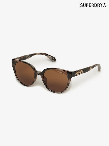 Superdry Brown Cat Eye Sunglasses (W53666) | SGD 77