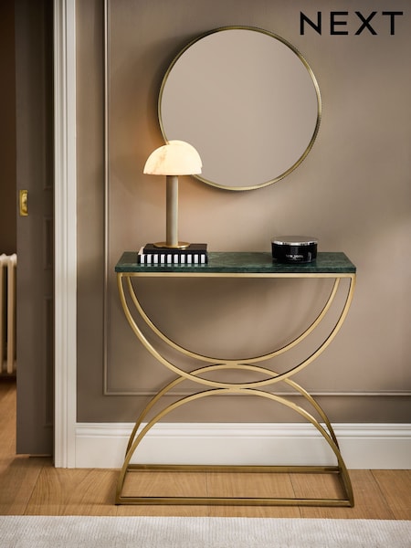 Green Marble Console Table (W53733) | €364