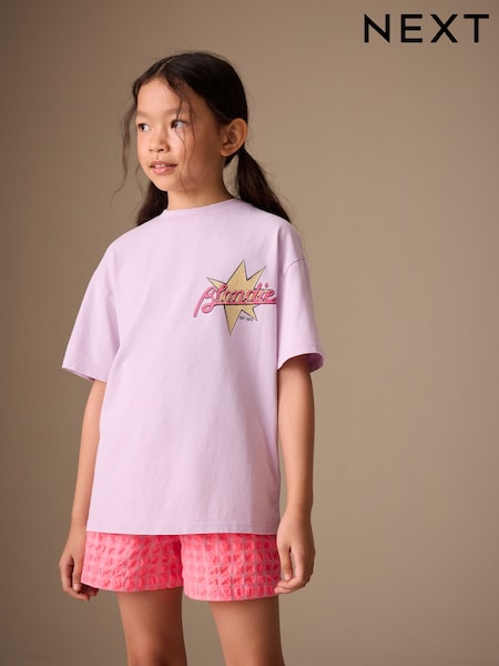 Purple Oversized Blondie Band T-Shirt (3-16yrs) (W53781) | €18.50 - €25