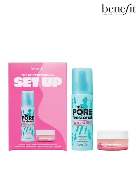 Benefit The POREfessional Set Up Setting Spray and Powder Duo Worth £52 (W53784) | €50