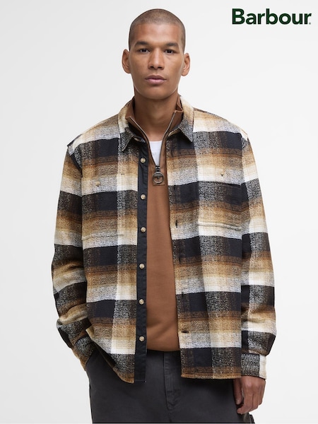 Barbour Black Woodfoot Checked Relaxed Shirt (W53820) | €155
