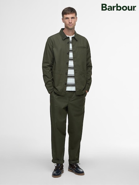 Barbour® Relaxed Fit Cole Poplin Trousers (W53837) | ‏666 ر.ق.