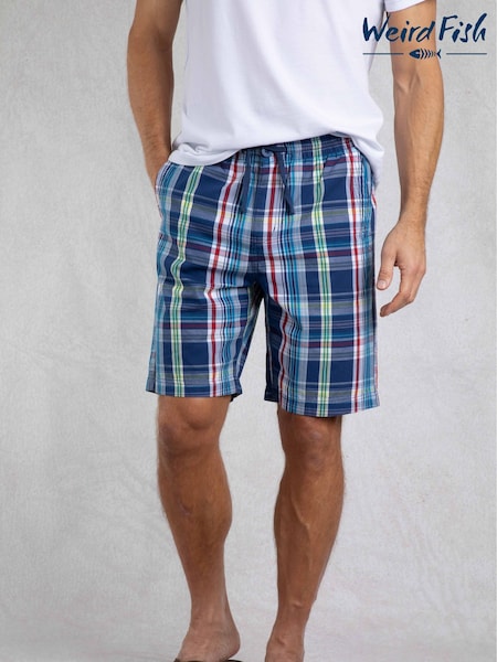 Weird Fish Manson Madras Check 100% Cotton Shorts (W53868) | €66