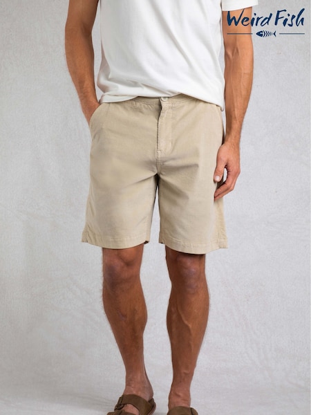 Кремовый - Weird Fish Munro Cord Shorts (W53878) | €66