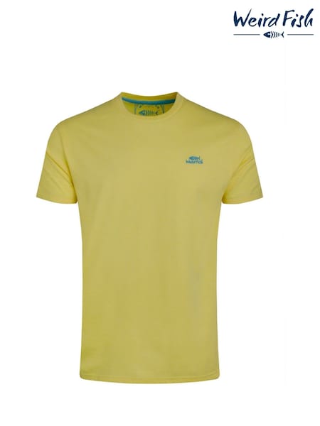Weird Fish Yellow Fished Branded 100% Cotton T-Shirt (W53927) | R$ 245