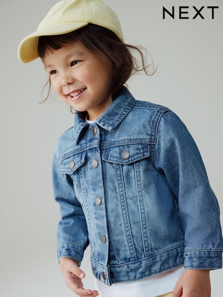 Mid Blue Denim Western Jacket (3mths-7yrs) (W54084) | 78 QAR - 88 QAR