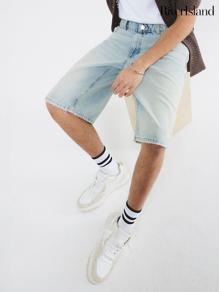River Island Denim Jorts Shorts (W54128) | 2 163 грн