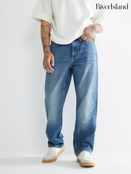 River Island Medium Loose Fit Jeans (W54132) | 2 403 грн