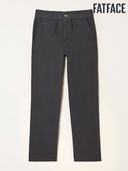 FatFace Fynley Charcoal Grey Tapered Trouser (W54371) | AED344