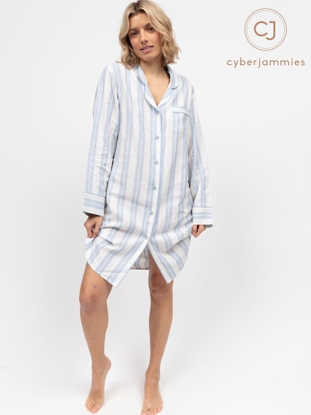 Cyberjammies Blue Edit Long Sleeve Nightshirt (W54491) | €63