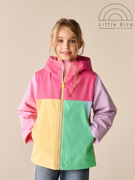Little Bird by Jools Oliver Pastel Colourblock Shower Resistant Jacket (W54600) | $95 - $110