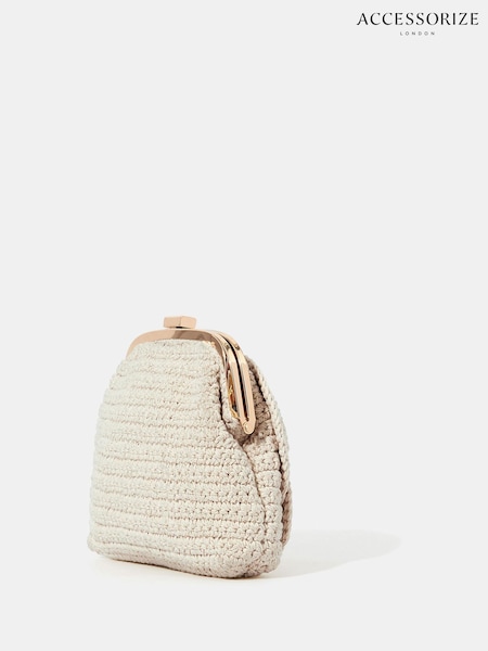 Accessorize Corsage Macrame Clip Frame Bag (W54858) | € 59